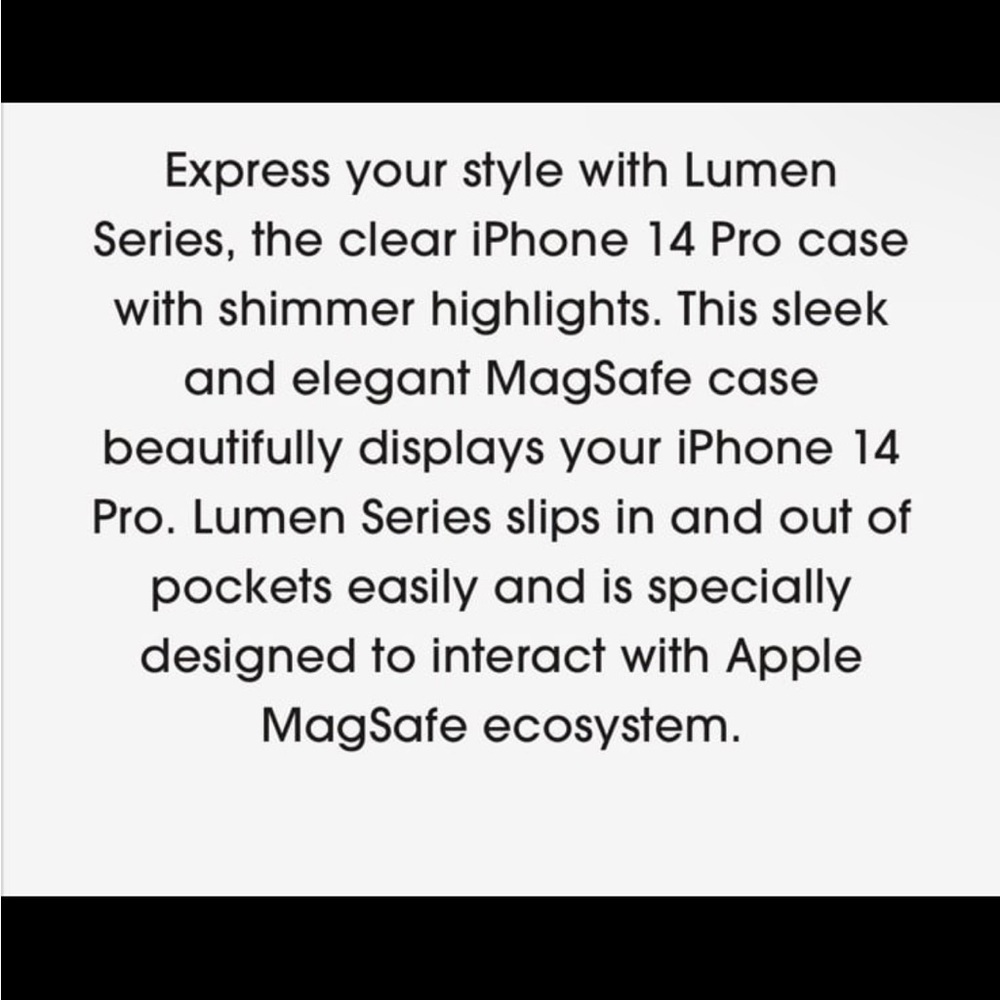 Otterbox Lumen for MagSafe Series iPhone 14 Pro Case - Picture 6 of 7